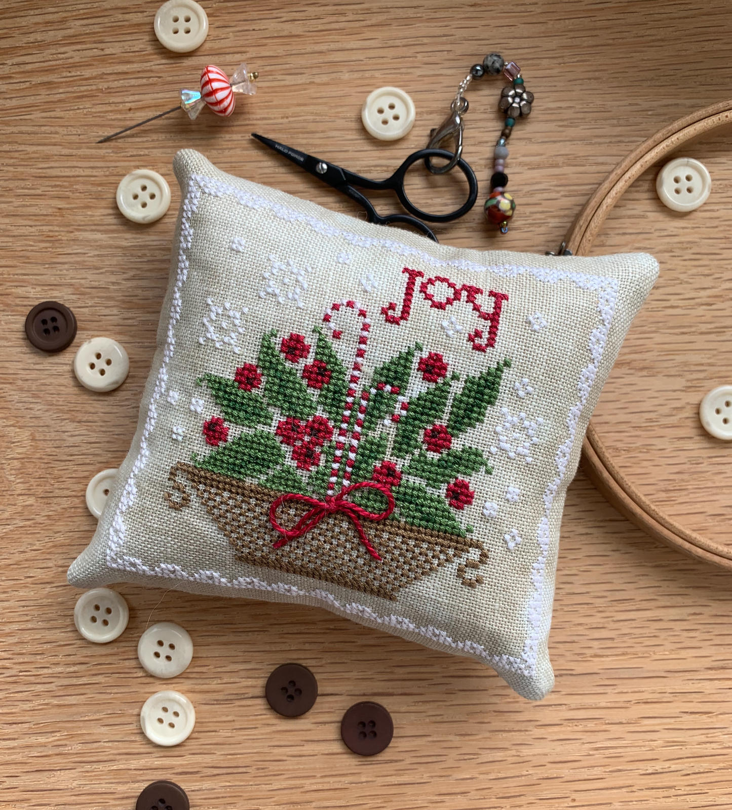 PREORDER Holly Basket Pinkeep