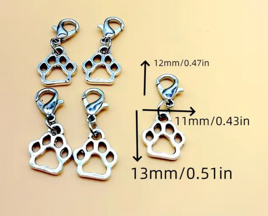 Paw Print Charm - Nonstop Stitching