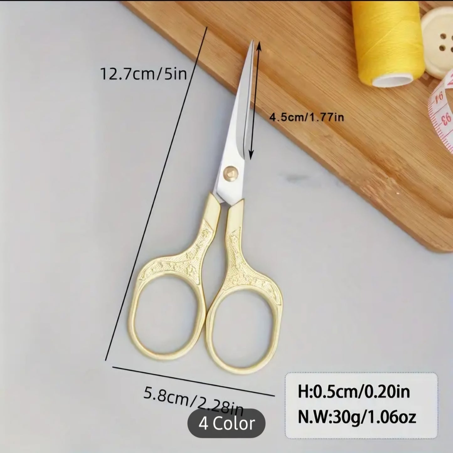 Rose Gold Scissors - Nonstop Stitching