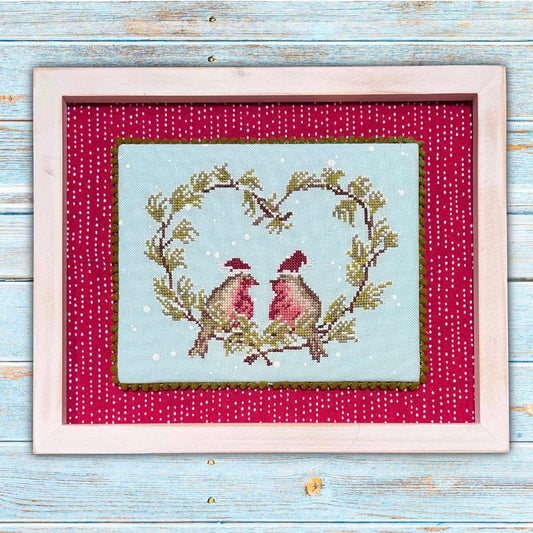 Winter Robin (2 charts included) - Nonstop Stitching