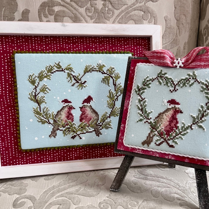 Winter Robin (2 charts included) - Nonstop Stitching