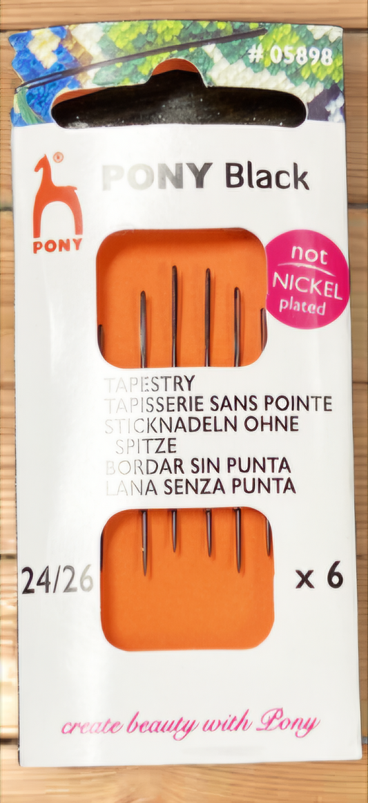 Pony Black Needles