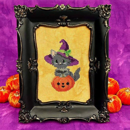 Blair the Witchy Kitty - Nonstop Stitching