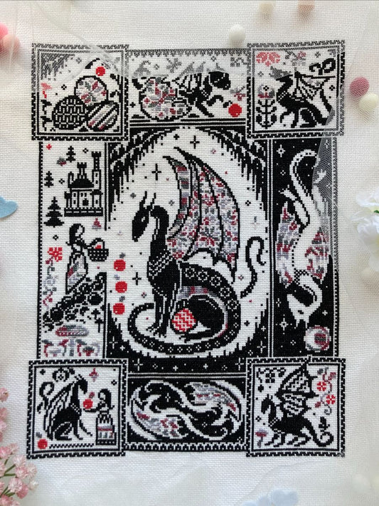 Of Dragons & Apples - Nonstop Stitching