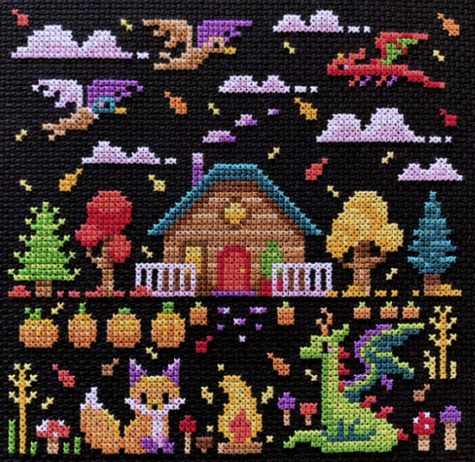 PREORDER Enchanted Autumn Cabin