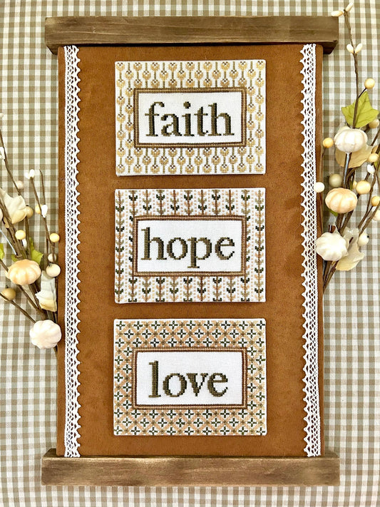 Faith Hope Love - Nonstop Stitching