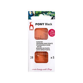 Pony Black Needles