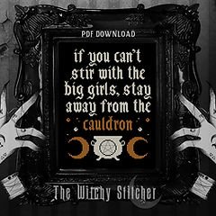 Stay Away From The Cauldron - Nonstop Stitching