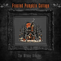 Frosted Pumpkin Cottage - Nonstop Stitching