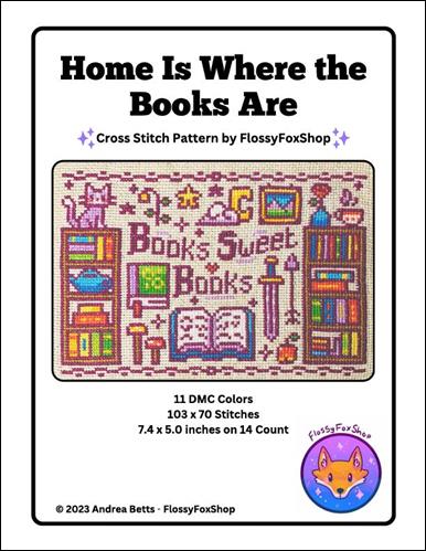 Home Is Where The Books Are - Nonstop Stitching