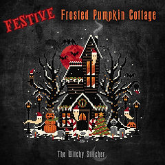 Festive Frosted Pumpkin Cottage - Nonstop Stitching