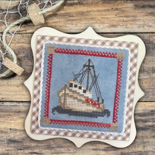 Gulf Coast Treasures - Shrimp Boat - Nonstop Stitching