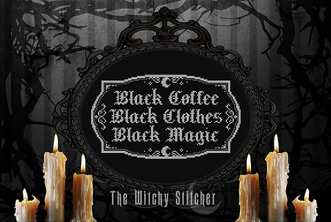 Black Coffee Black Clothes Black Magic - Nonstop Stitching